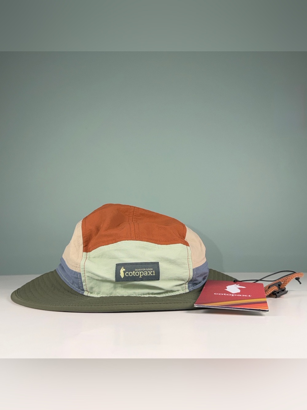 Cotopaxi Tech Bucket Hat Green Tea and Fatigue NWT